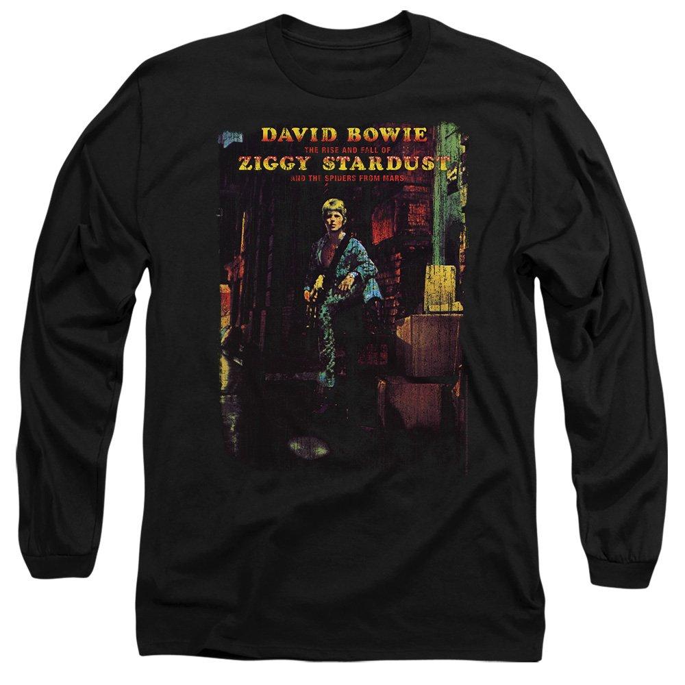 Black - David Bowie - David Bowie Ziggy Stardust Album Mens Long Sleeve - 1