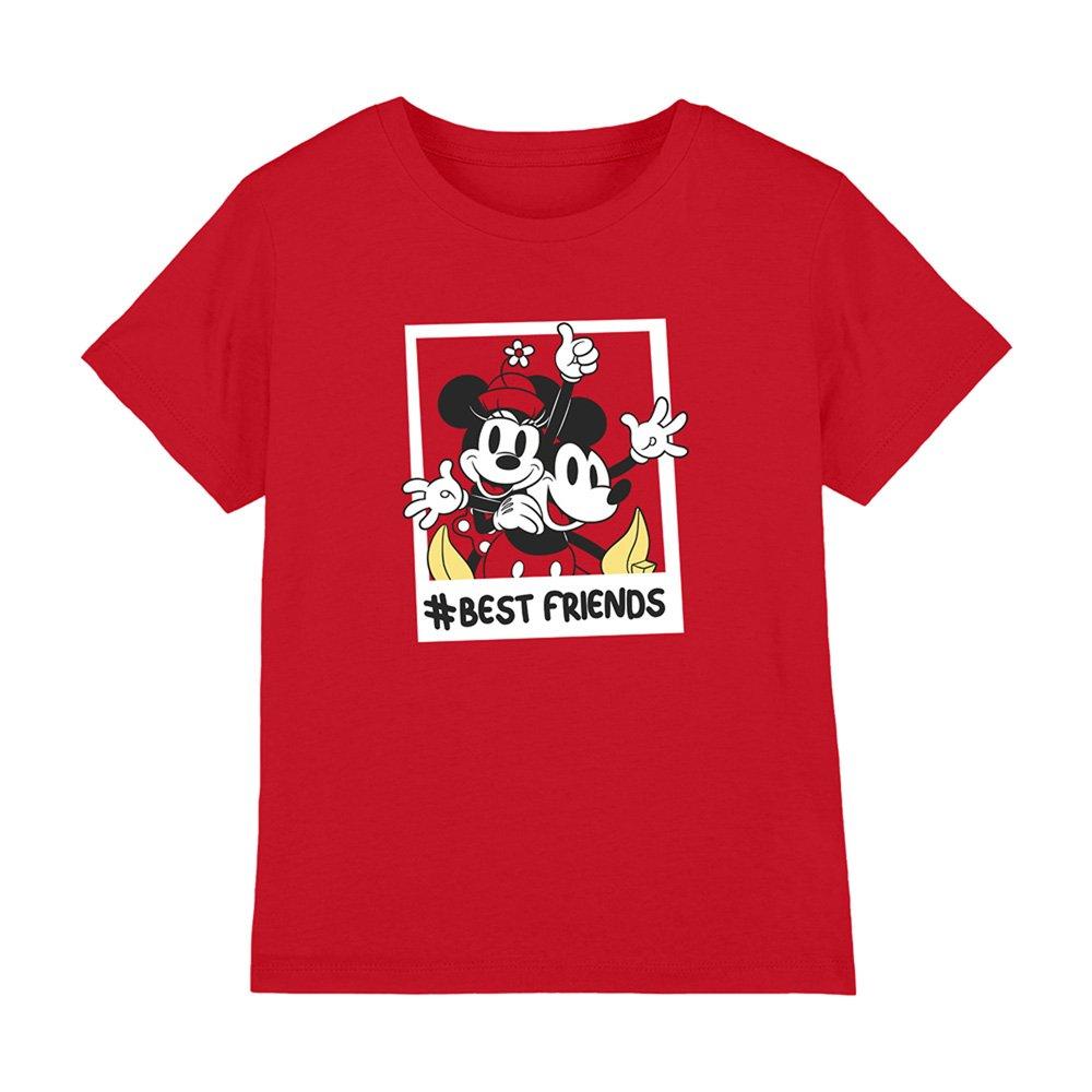 Red - Mickey Mouse - Mickey Mouse Minnie Bestfriends T-Shirt Red - 1