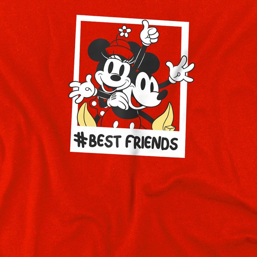 Red - Mickey Mouse - Mickey Mouse Minnie Bestfriends T-Shirt Red - 2