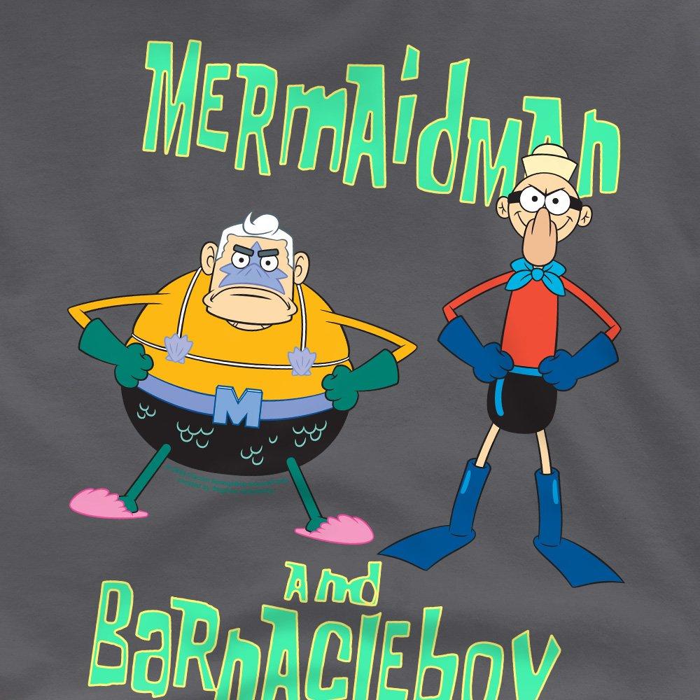 Charcoal - Spongebob - Spongebob Mermaid Man And Barnacle Boy Unisex T Sh - 2