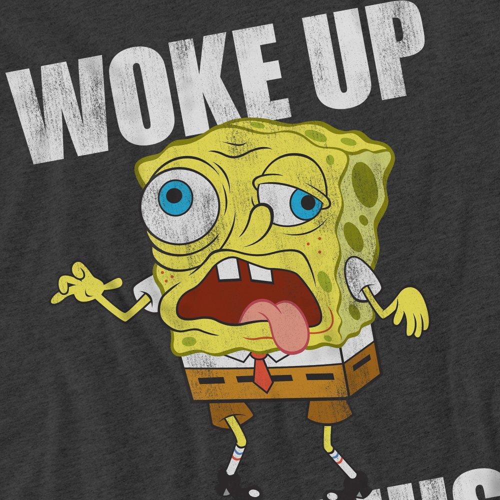 Charcoal - Spongebob - Spongebob Woke Up Like This Meme-Adult Heather Bl - 2