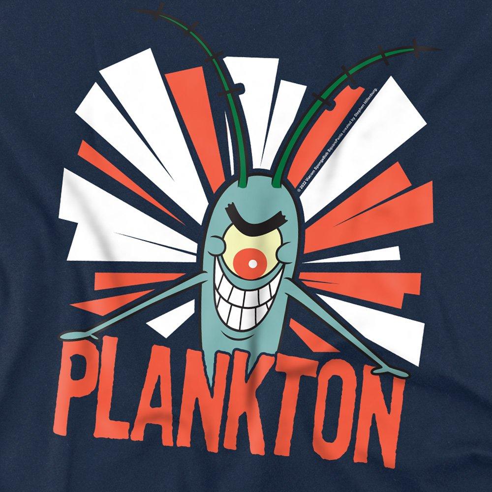 Black - Spongebob - Spongebob Plankton Unisex T Shirt Black - 2