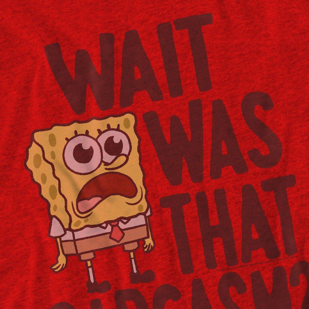 Red - Spongebob - Spongebob SarcaSmall-Uk Heather-Red - 2