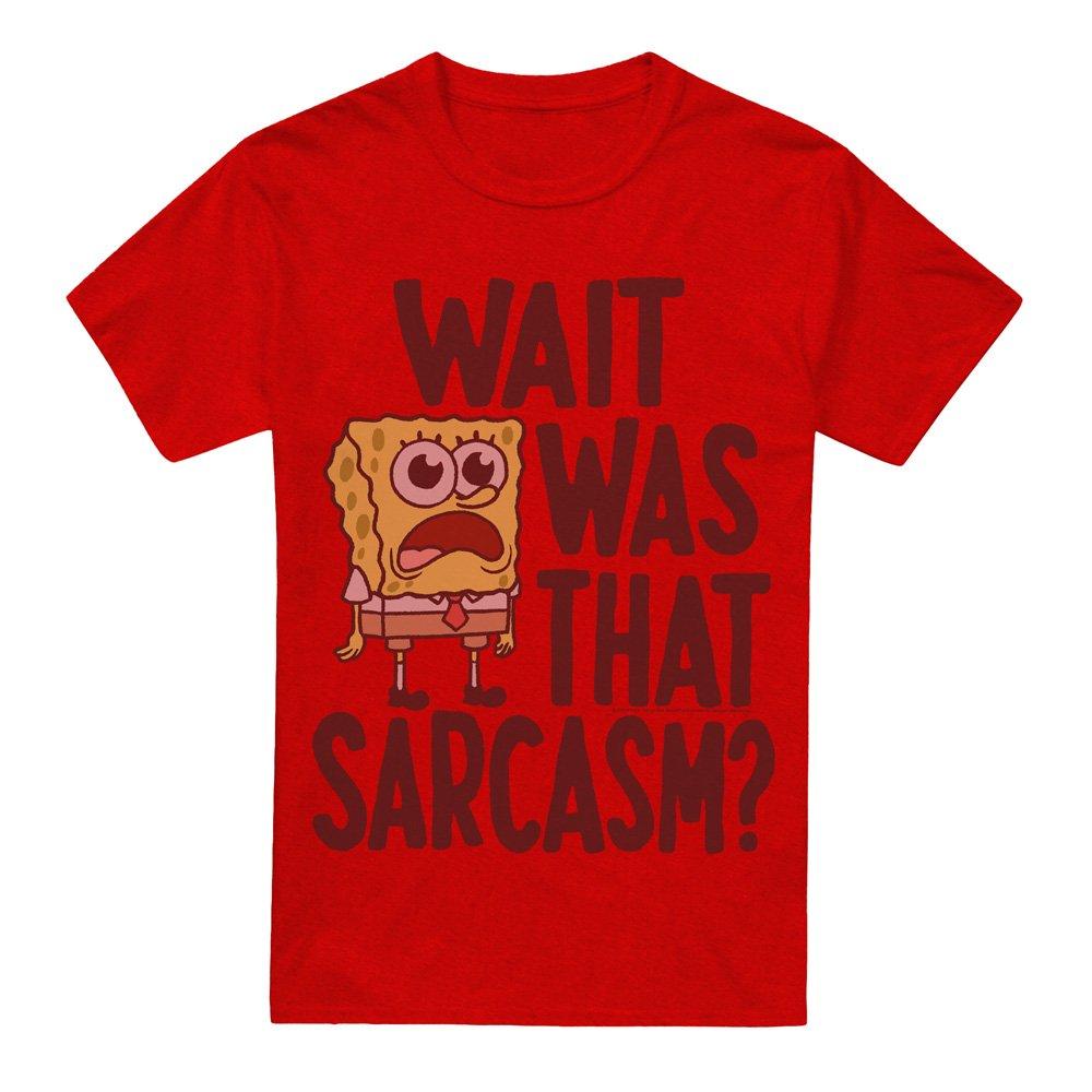 Red - Spongebob - Spongebob SarcaSmall-Uk Heather-Red - 4