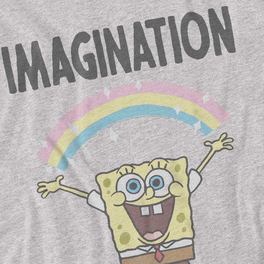 Light Grey - Spongebob - Spongebob Imagination-Uk Heather-Grey - 2