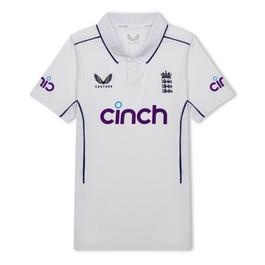 Castore Engand Test Cricket Shirt Juniors