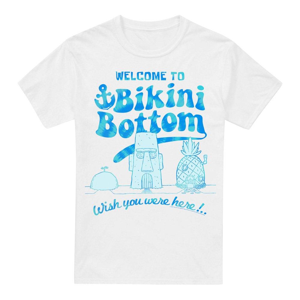 White - Spongebob - Spongebob Bikini Bottom Welcome T-Shirt White - 4