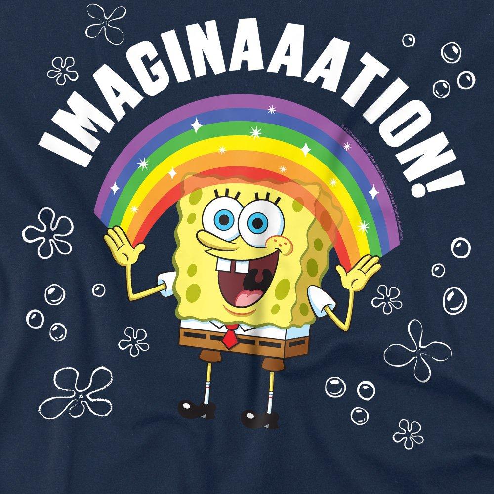 Navy - Spongebob - Spongebob Imagination T-Shirt Navy - 2