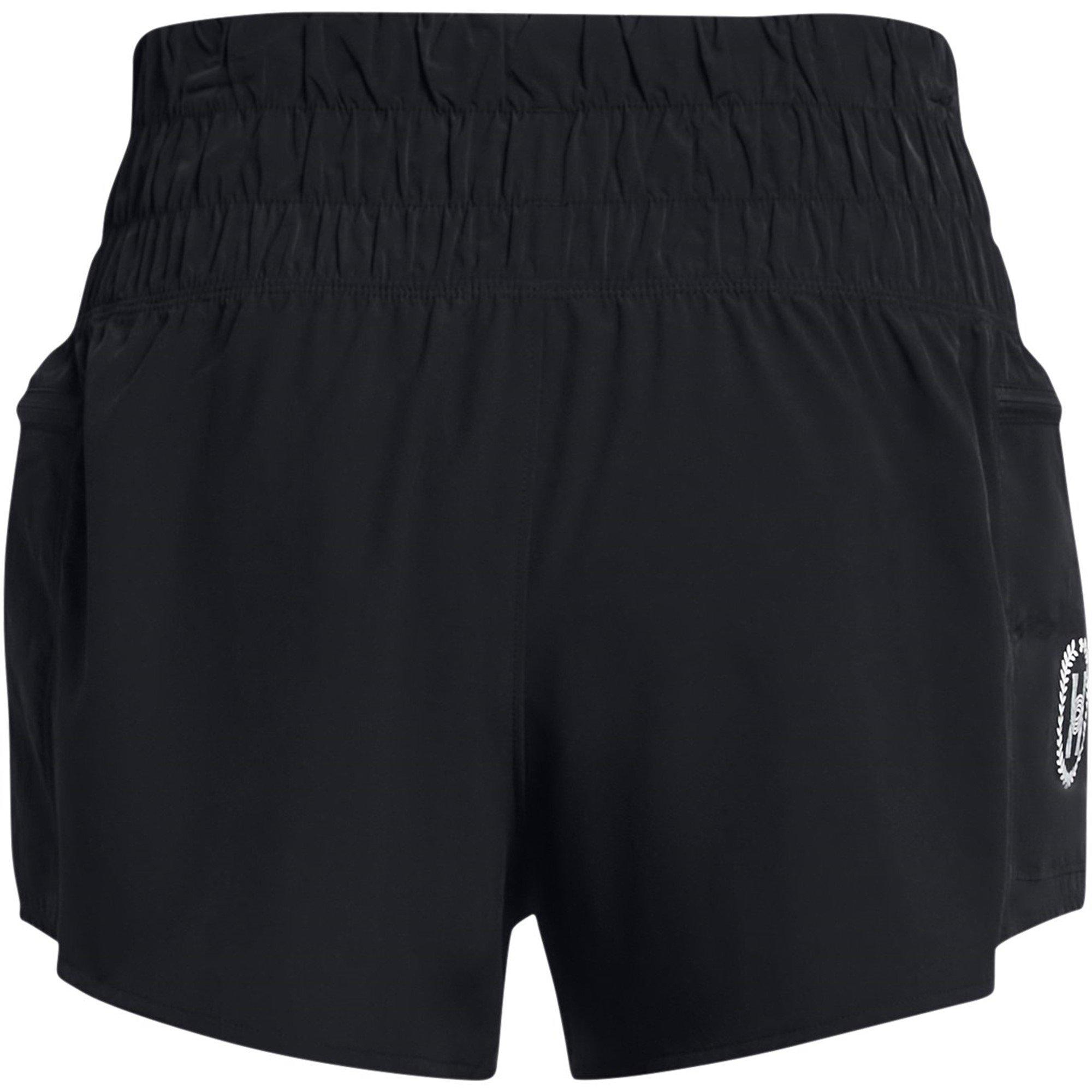 Black/Black/Whi - Under Armour - Performance Gym Shorts - 6