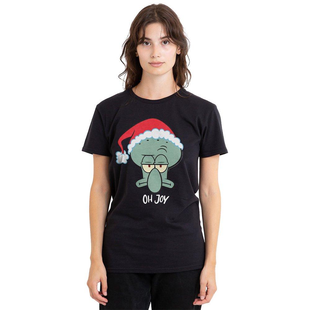Spongebob Women's Squarepants Squidward Christmas Joy Ladi - Black - XXL