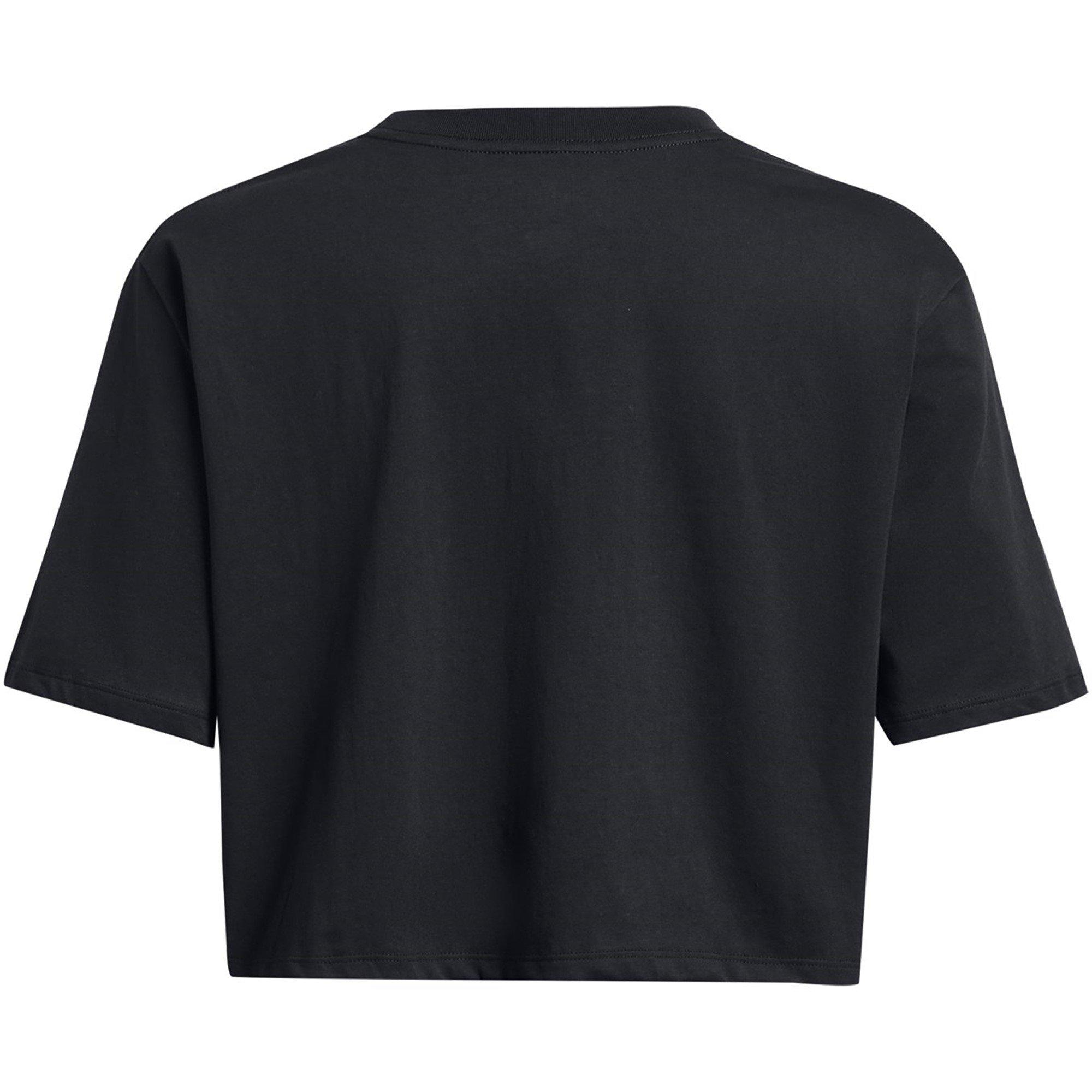 Black/White - Under Armour - Boxy Crop SS - 4