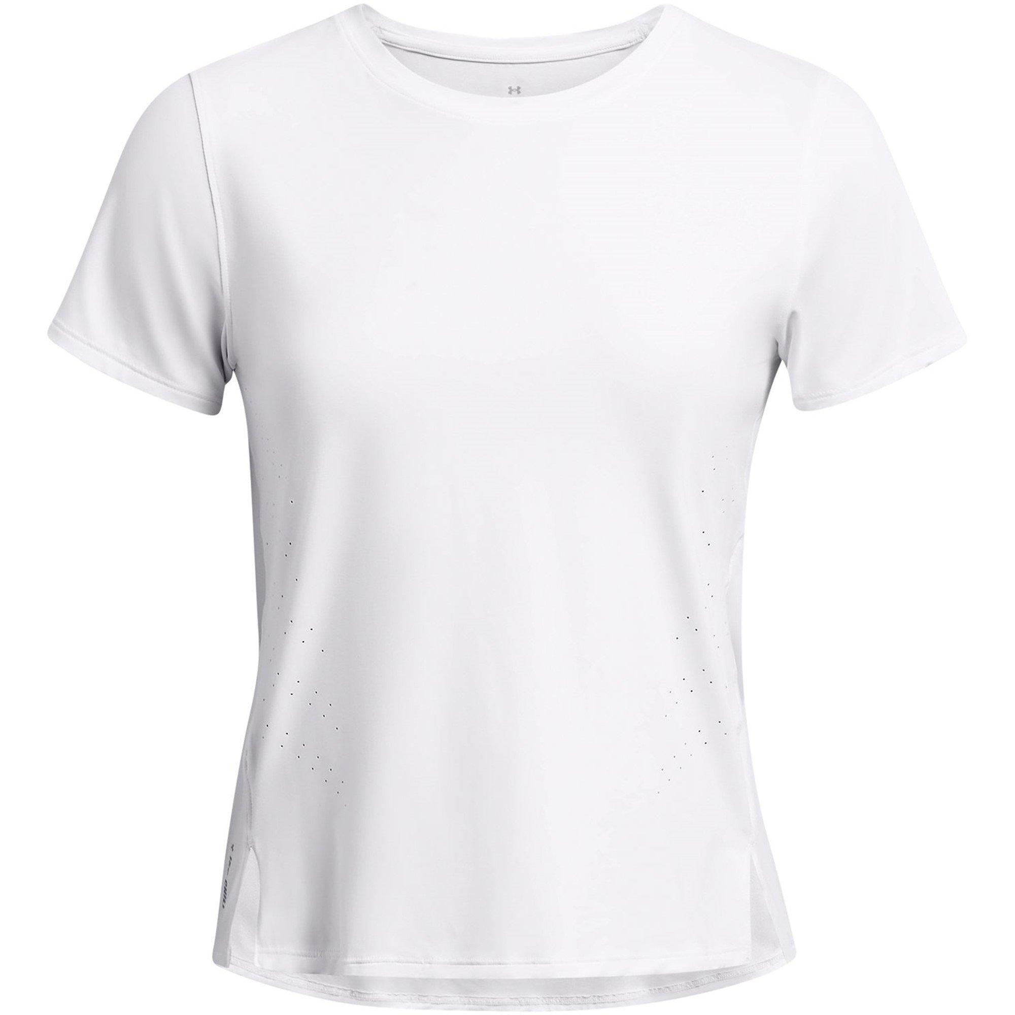 Under Armour Women's Launch Elite Long-Sleeve Performance Gym Top - White/Reflectiv - 16 (XL)