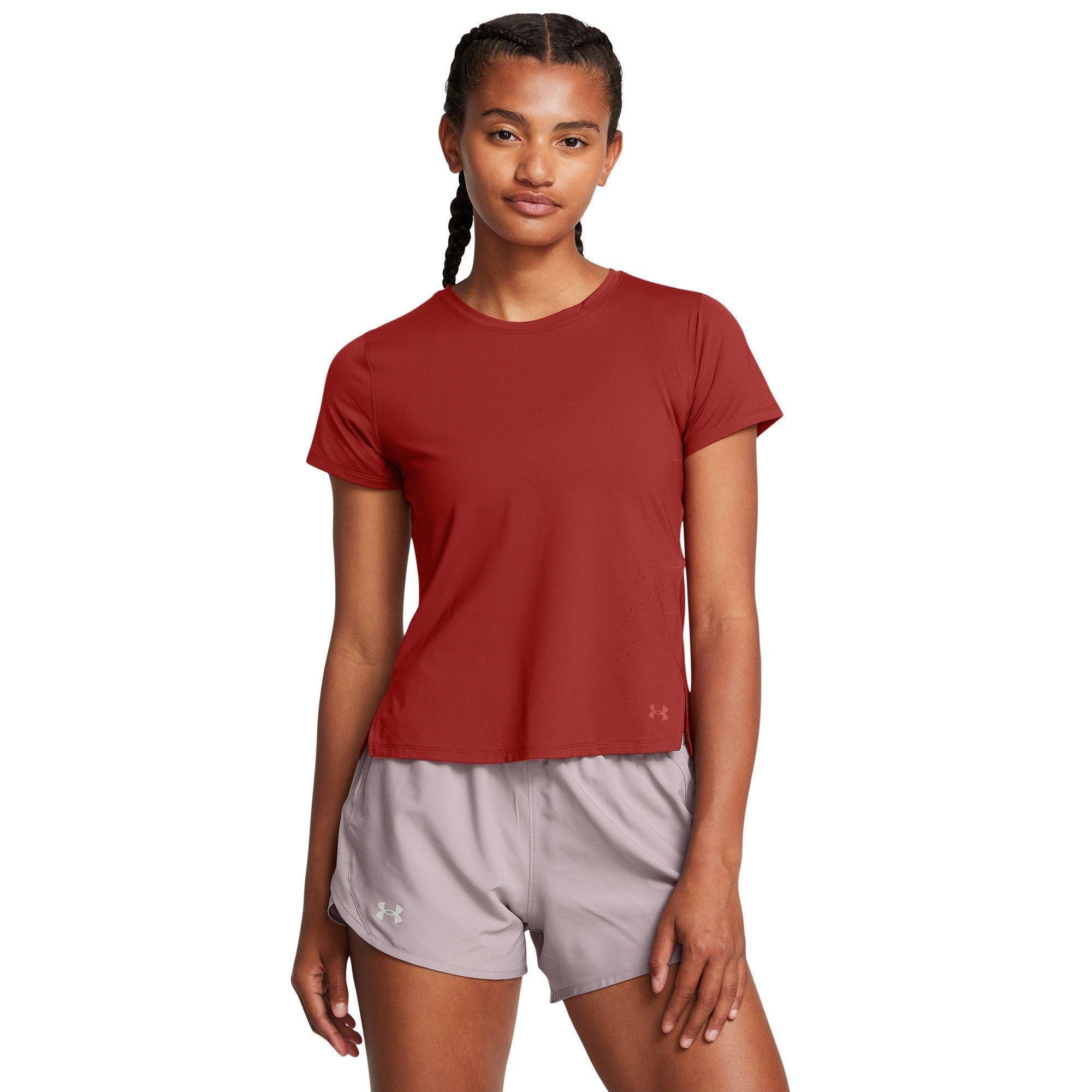 Orange - Under Armour - Women's Launch Elite Long-Sleeve Performance Gym Top - 3