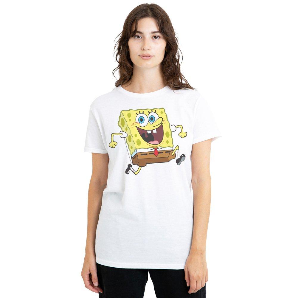 Spongebob Spongebob Happy Running Spongebob Ladies T Shirt