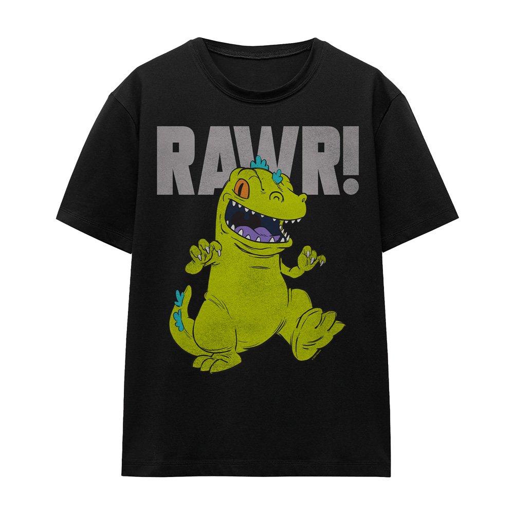 Black - Nickelodeon - Rugrats Reptar T-Shirt Black - 4