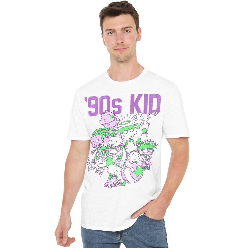 White - Nickelodeon - Nickelodeon 90S 90S Kid Unisex T Shirt White - 1