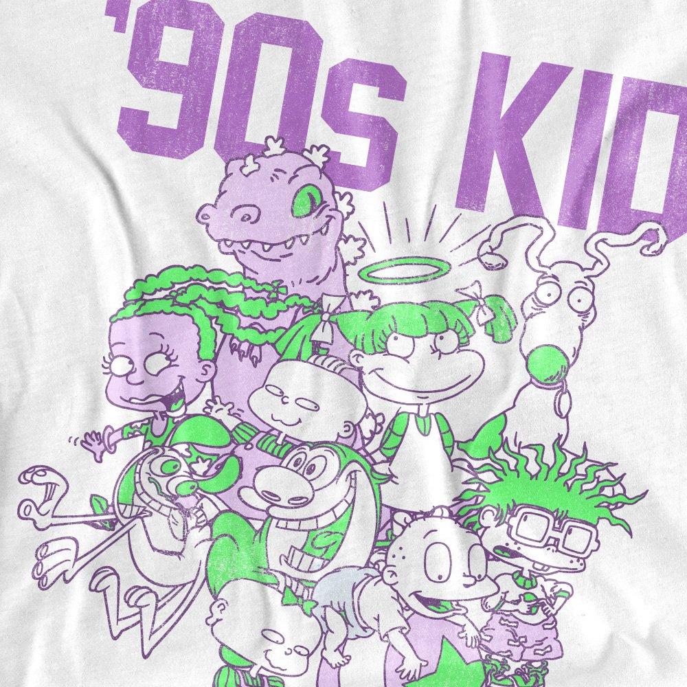 White - Nickelodeon - Nickelodeon 90S 90S Kid Unisex T Shirt White - 2