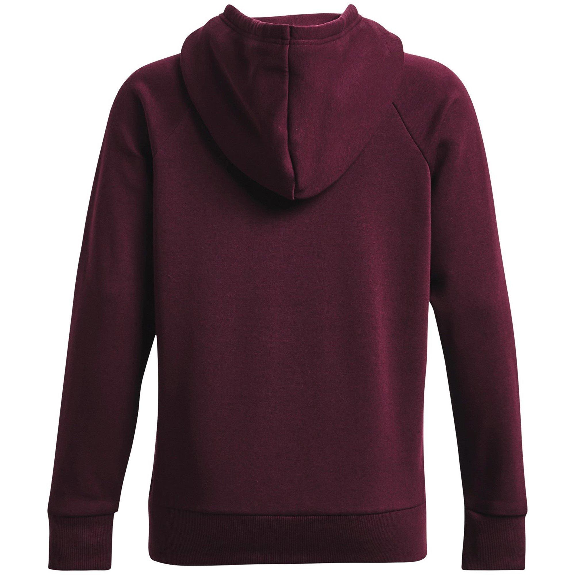 Maroon - Under Armour - Rival Fleece Hoodie Womens - 6