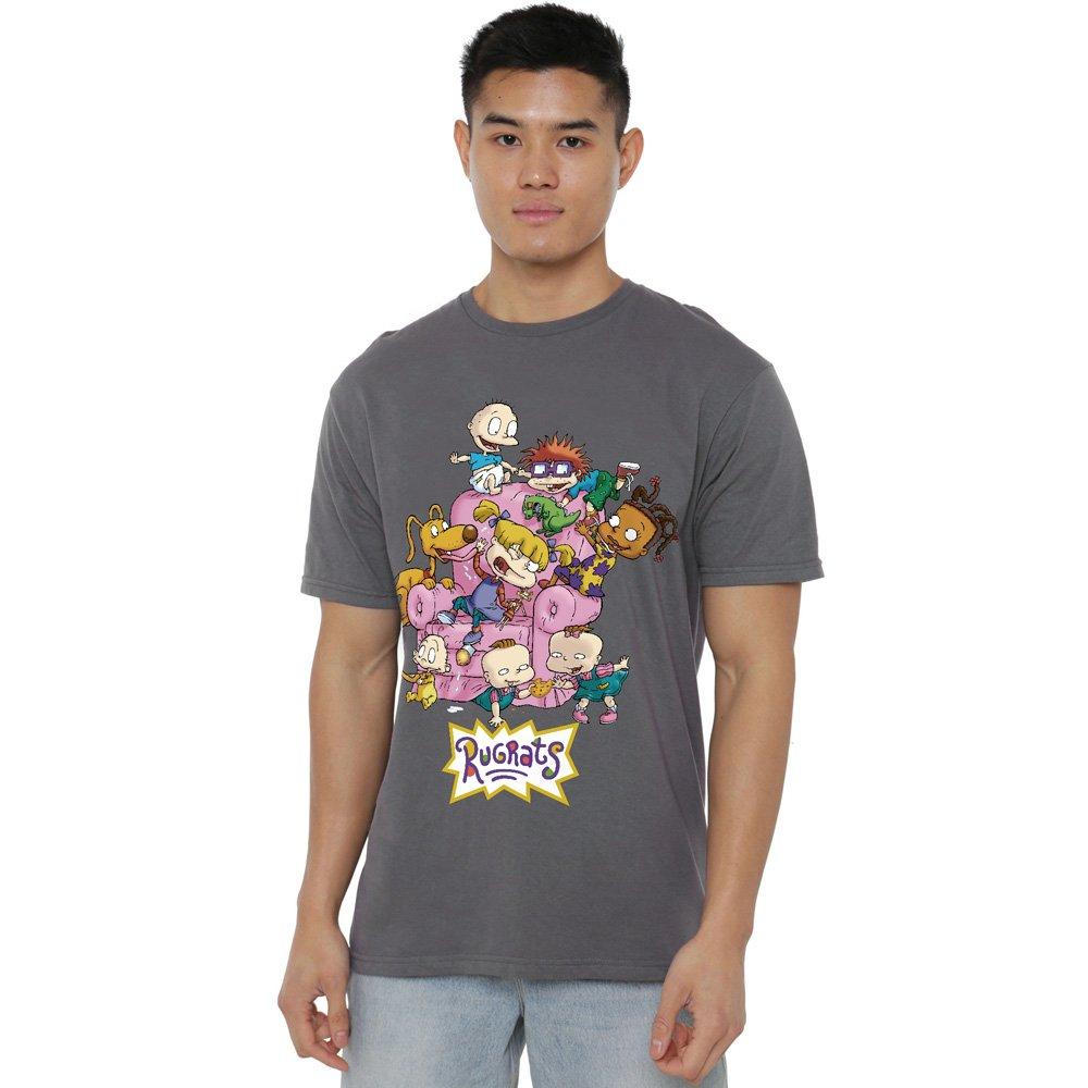 Charcoal - Nickelodeon - Rugrats Rugrats Chair T-Shirt Charcoal - 1