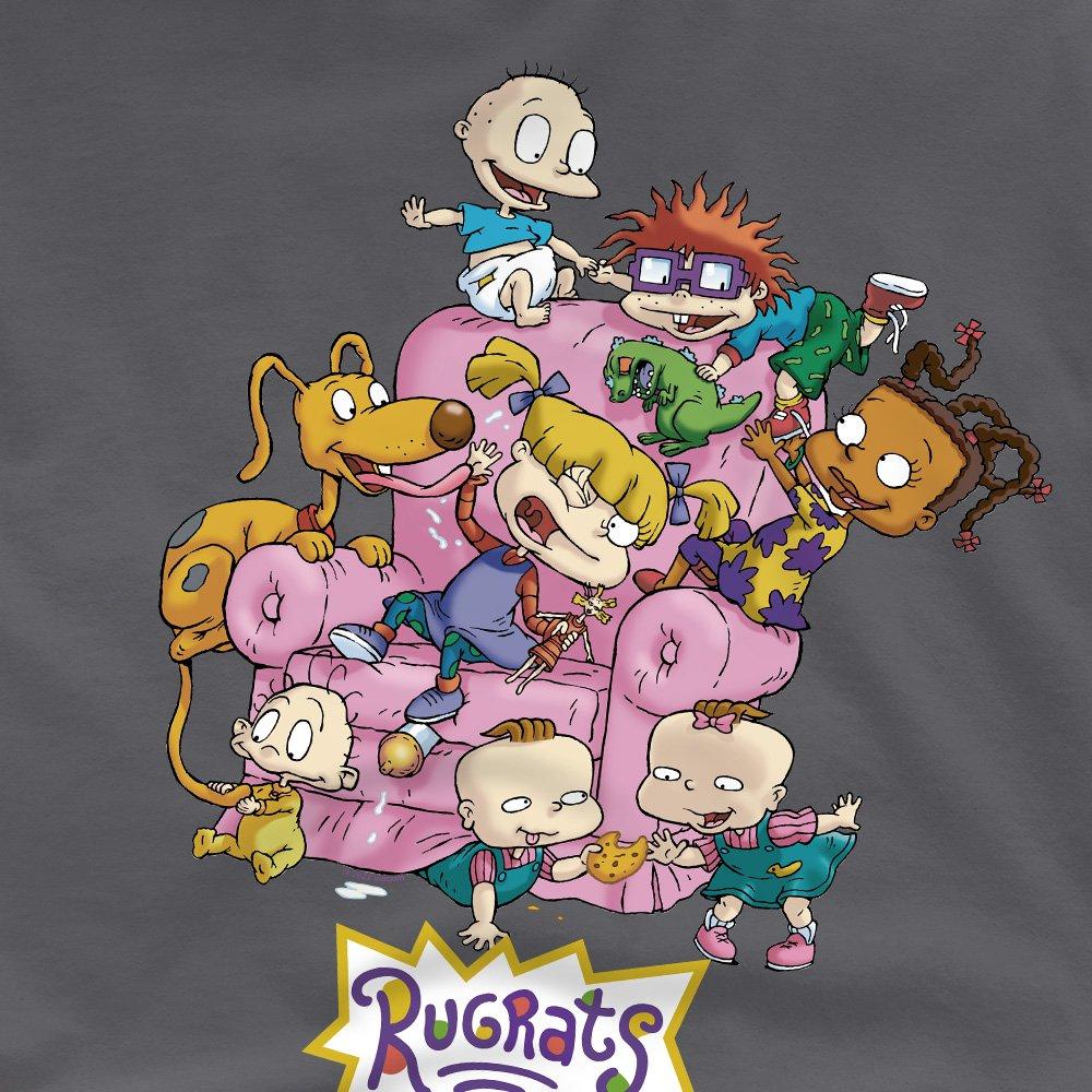 Charcoal - Nickelodeon - Rugrats Rugrats Chair T-Shirt Charcoal - 2