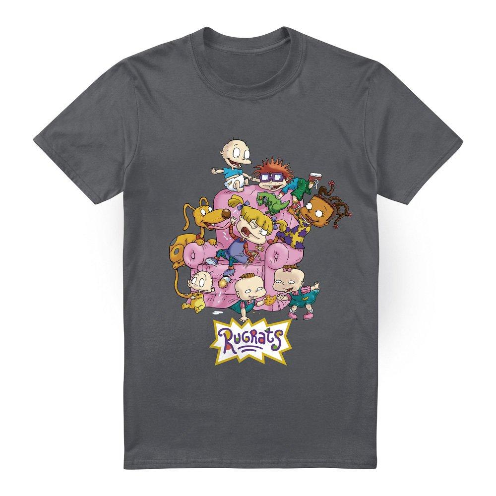 Charcoal - Nickelodeon - Rugrats Rugrats Chair T-Shirt Charcoal - 4