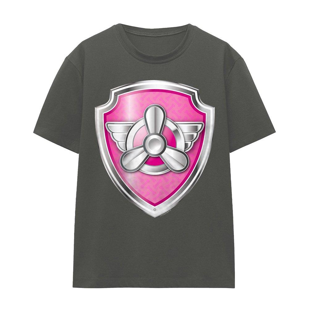 Charcoal - Paw Patrol - Paw Patrol Skye Badge T-Shirt Charcoal - 4