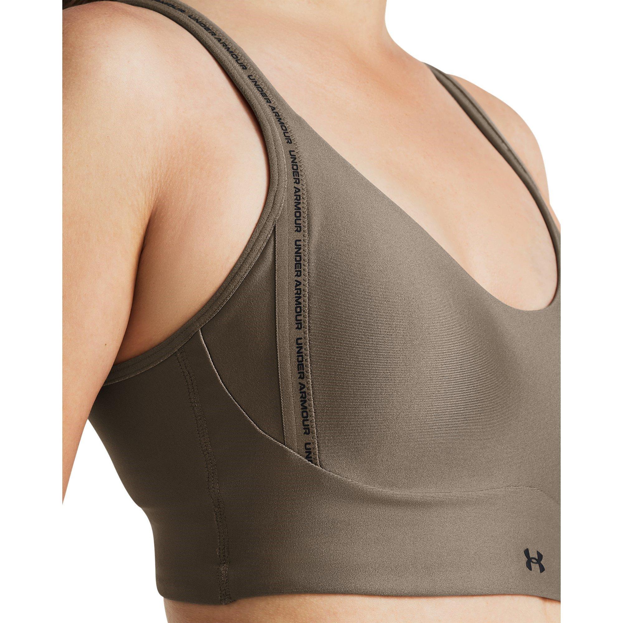 Brown - Under Armour - Infinity.0 Low Strappy Medium Impact Sports Bra - 5