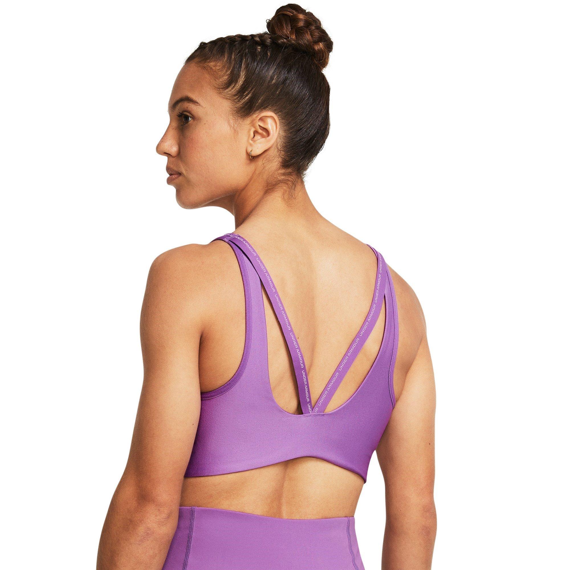 Prov Purp - Under Armour - Infinity.0 Low Strappy Medium Impact Sports Bra - 4