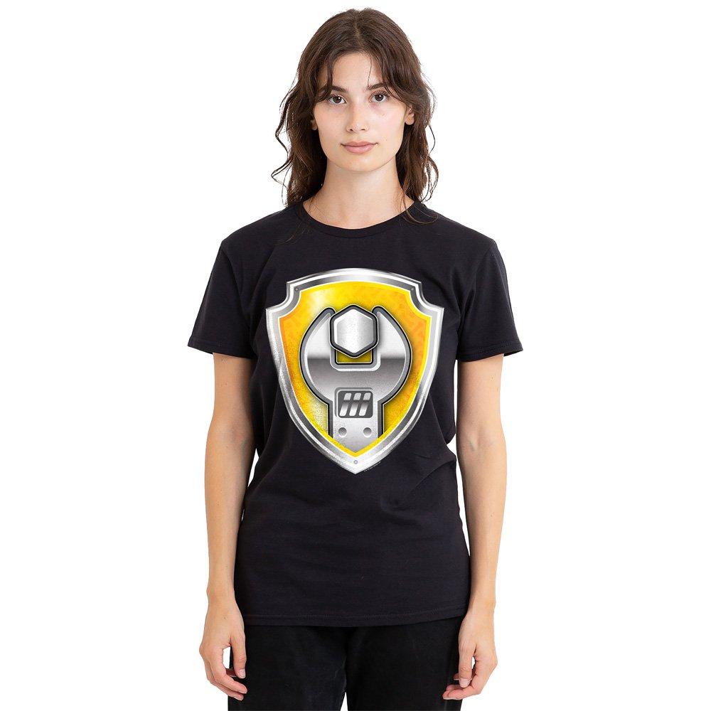 Black - Paw Patrol - Paw Patrol Rubble Badge T-Shirt Black - 1