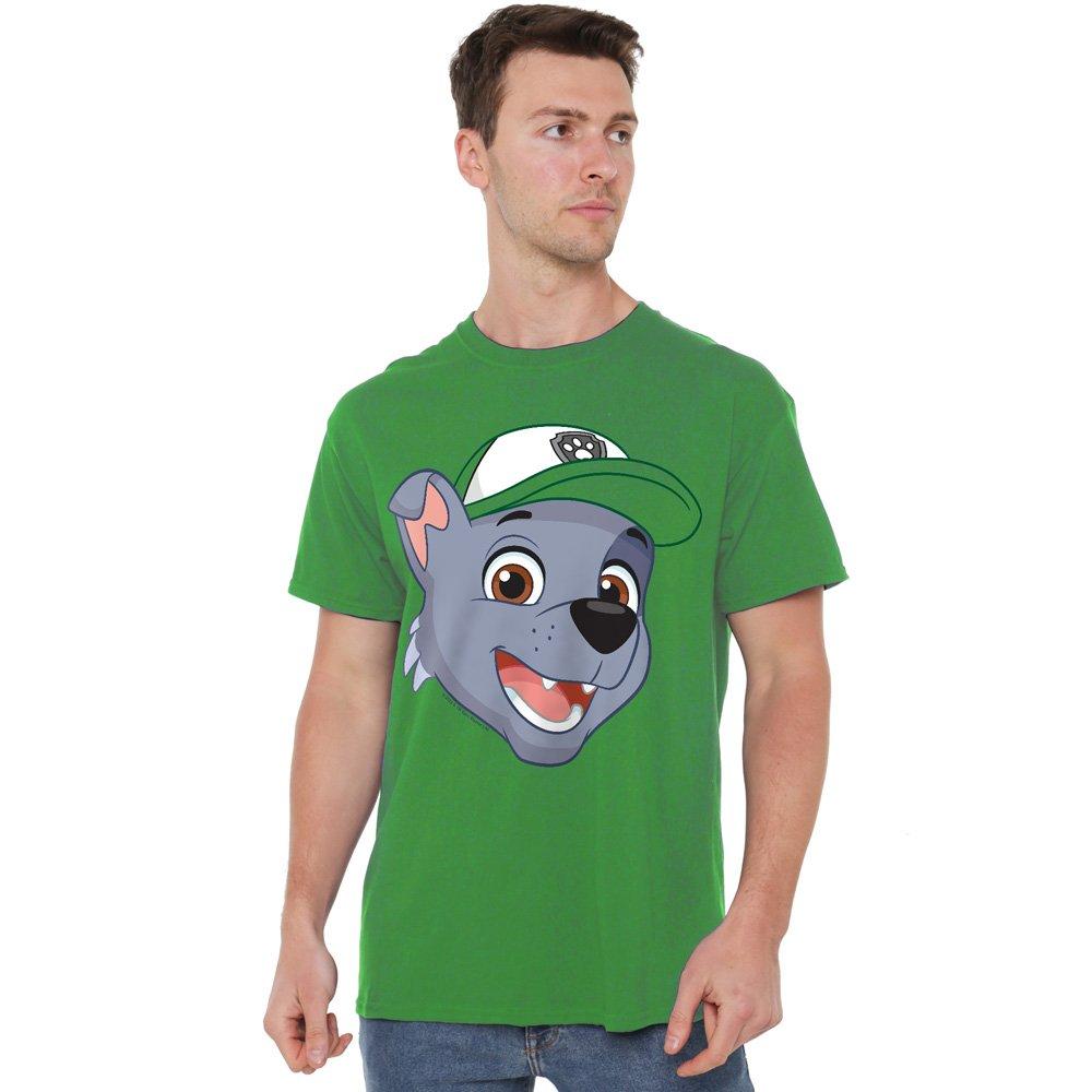 Dark Green - Paw Patrol - Paw Patrol Rocky Grin T-Shirt Kelly Green - 1