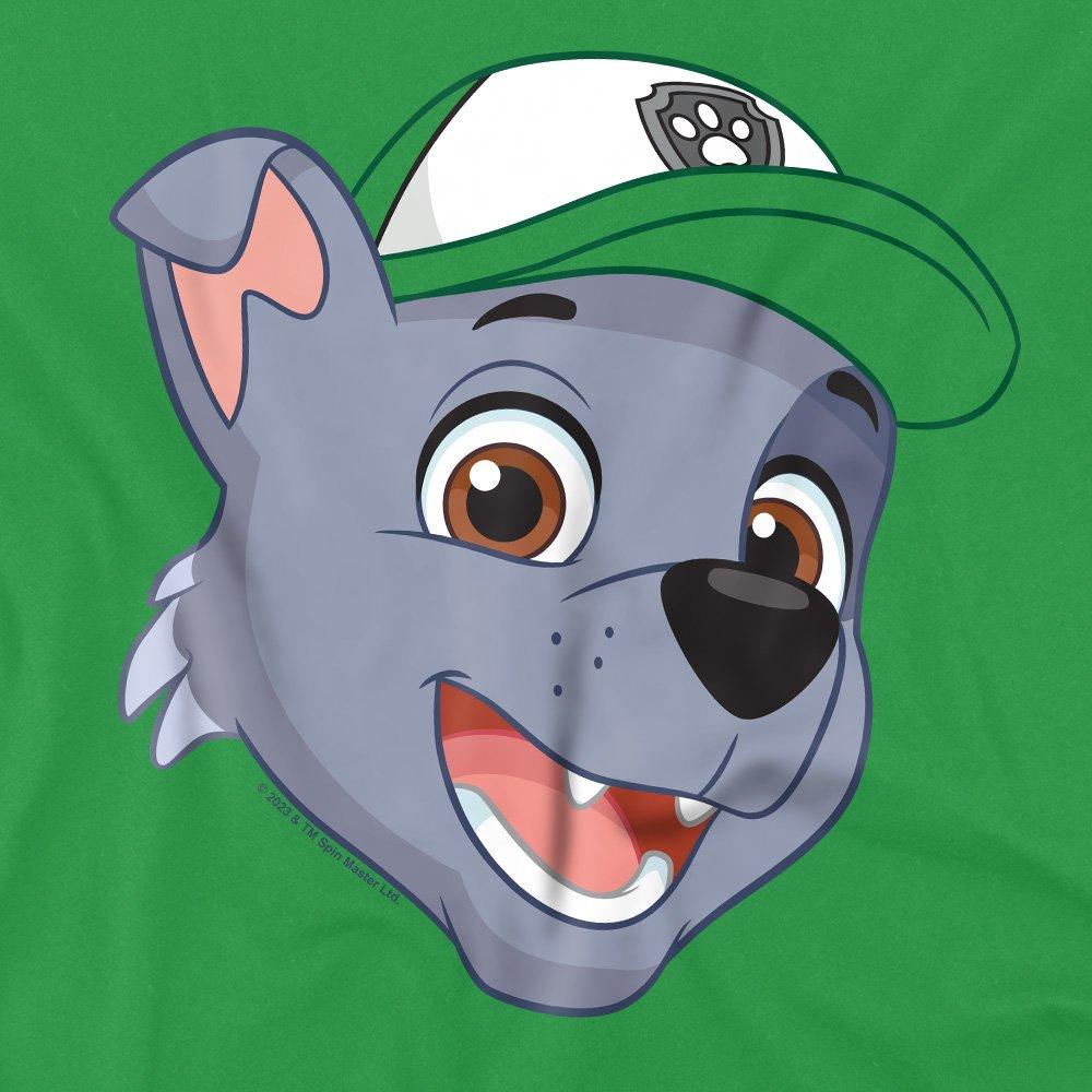 Dark Green - Paw Patrol - Paw Patrol Rocky Grin T-Shirt Kelly Green - 2