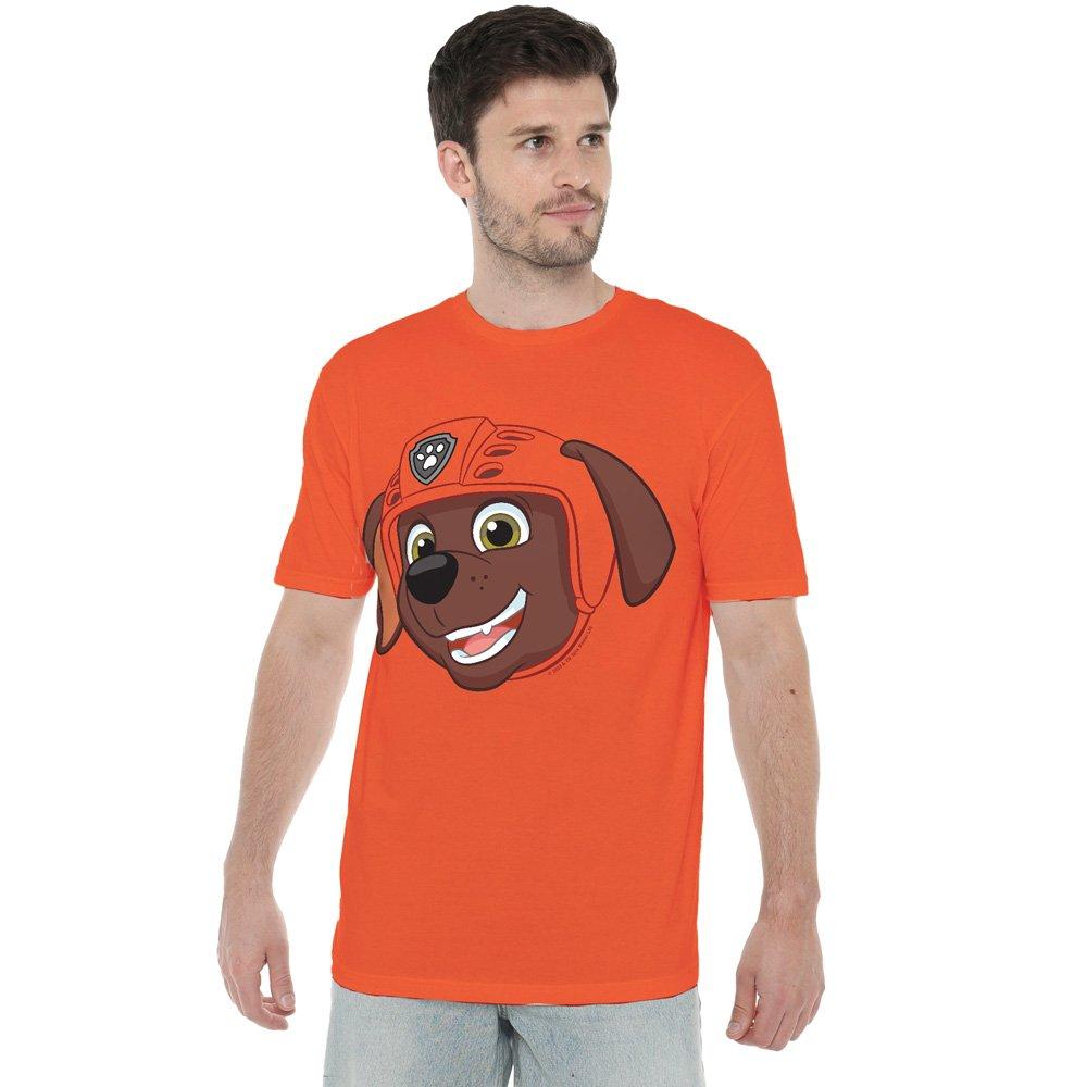 Orange - Paw Patrol - Paw Patrol Zuma Grin T-Shirt Orange - 1