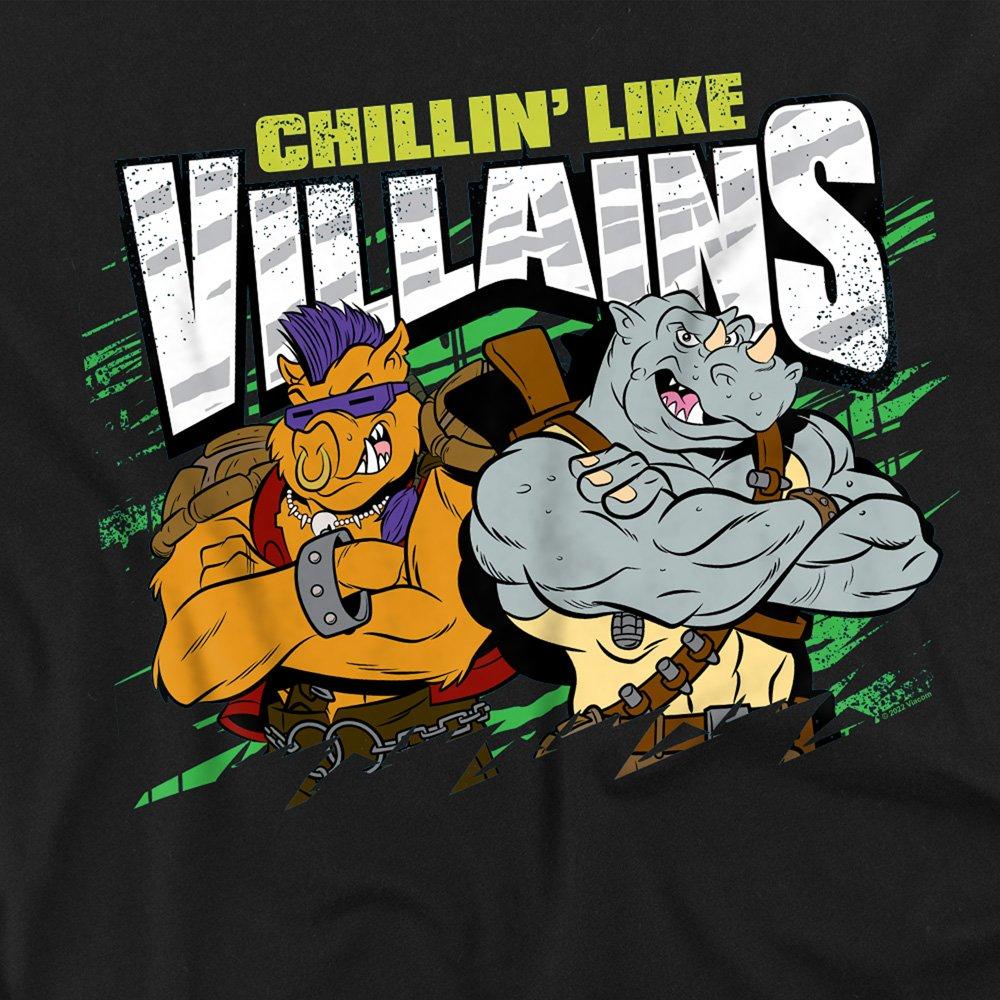 Black - Teenage Mutant Ninja Turtles - Tmnt Chillina€™ Like Villains T Shirt Black - 2