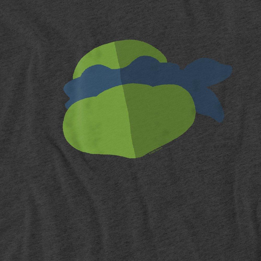 Charcoal - Teenage Mutant Ninja Turtles - Tmnt Leo Face-Uk Heather-Charcoal - 2