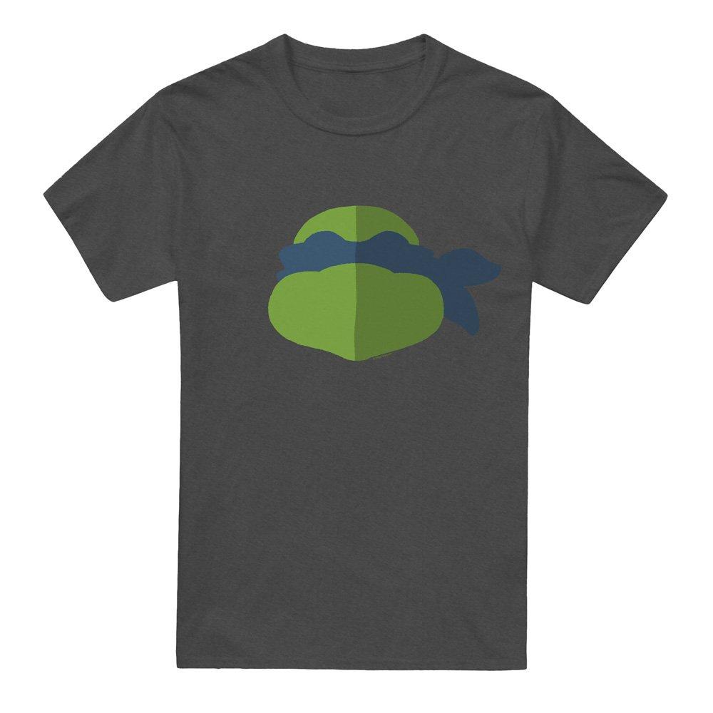 Charcoal - Teenage Mutant Ninja Turtles - Tmnt Leo Face-Uk Heather-Charcoal - 4