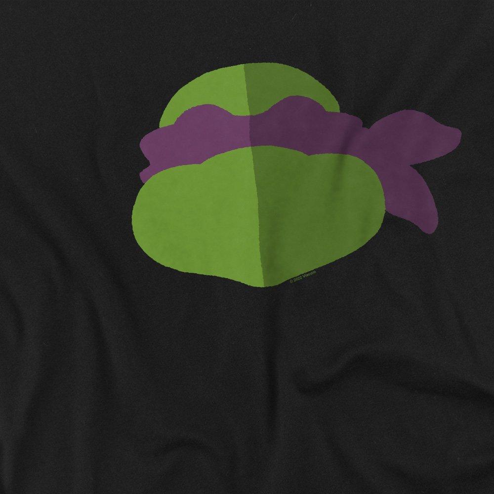 Black - Teenage Mutant Ninja Turtles - TMNT Donnie Face Unisex Adult T Shirt Black - 2
