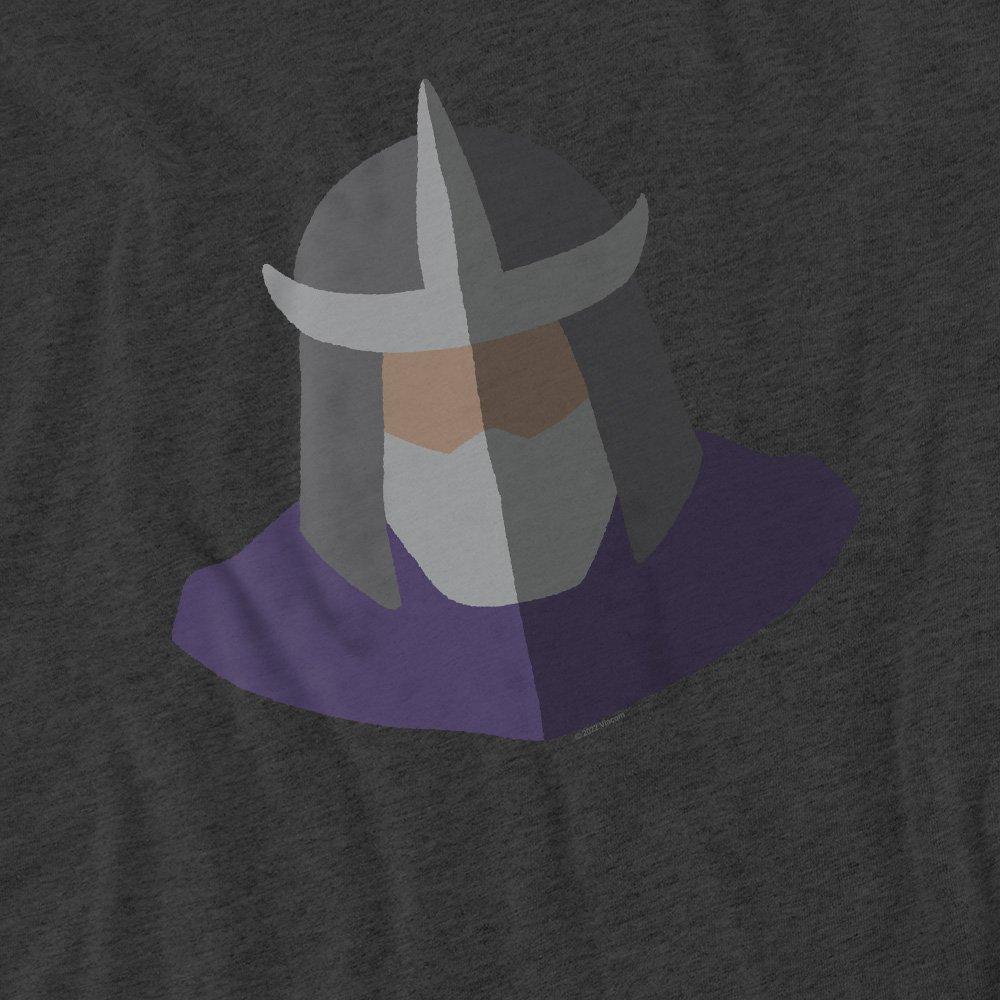 Charcoal - Teenage Mutant Ninja Turtles - Tmnt Shredder Face-Uk Heather-Charcoal - 2