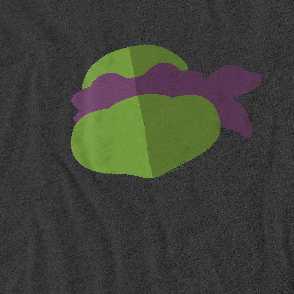 Charcoal - Teenage Mutant Ninja Turtles - Tmnt Donnie Face-Uk Heather-Charcoal - 2
