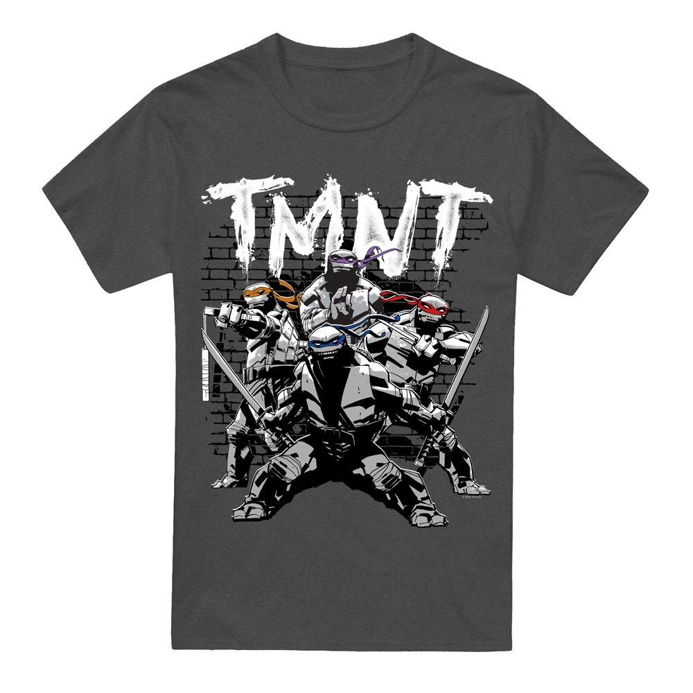 Charcoal - Teenage Mutant Ninja Turtles - Tmnt Tmnt Team T-Shirt-Charcoal - 4