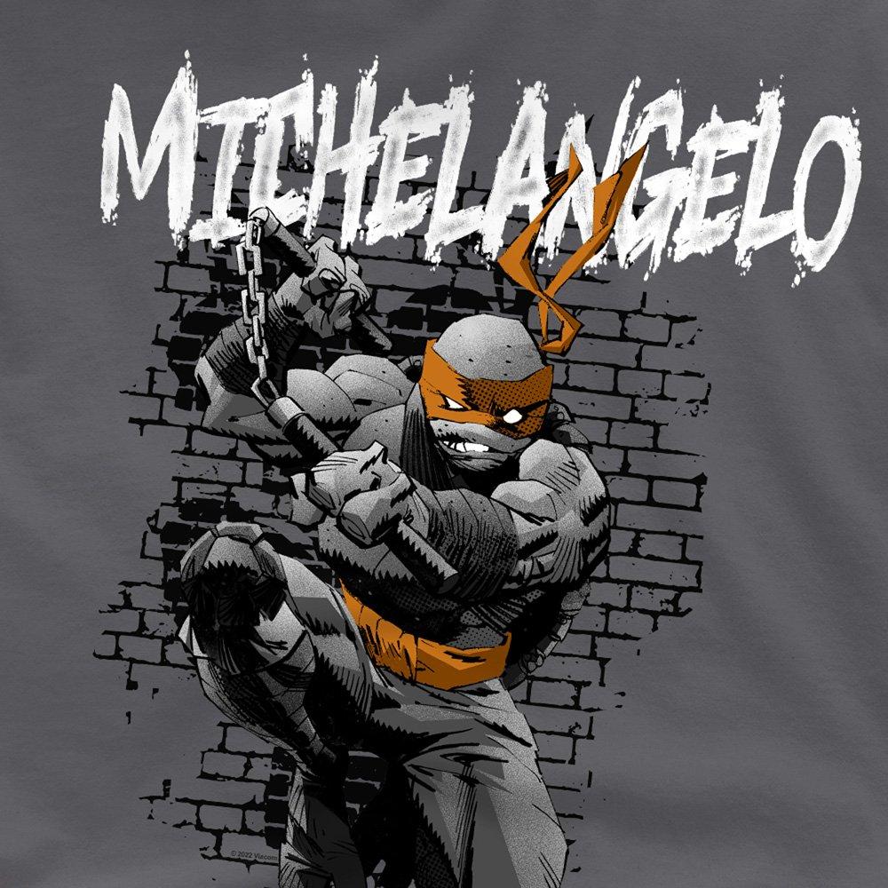 Charcoal - Teenage Mutant Ninja Turtles - Tmnt Tmnt Michelangelo T Shirt Charcoal - 2