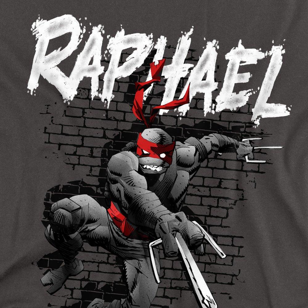 Charcoal - Teenage Mutant Ninja Turtles - Tmnt Tmnt Raphael Mens Long Sleeve T Shirt-Charcoa - 2