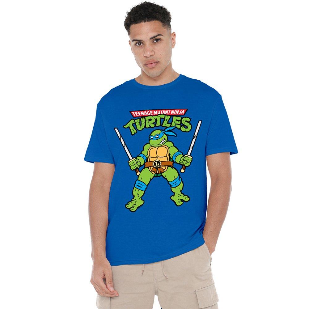 Royal - Teenage Mutant Ninja Turtles - Tmnt Retro Leo T Shirt Royal - 1