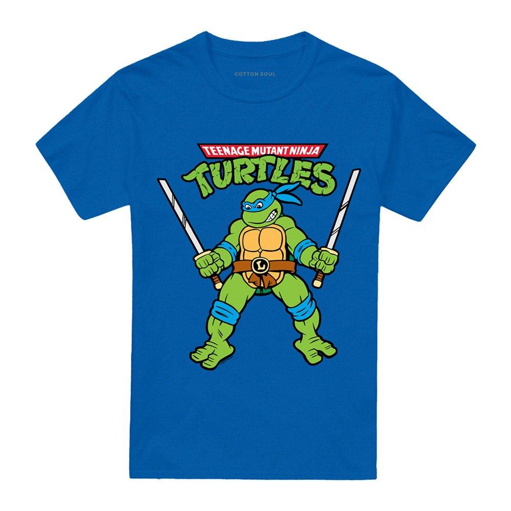 Royal - Teenage Mutant Ninja Turtles - Tmnt Retro Leo T Shirt Royal - 4