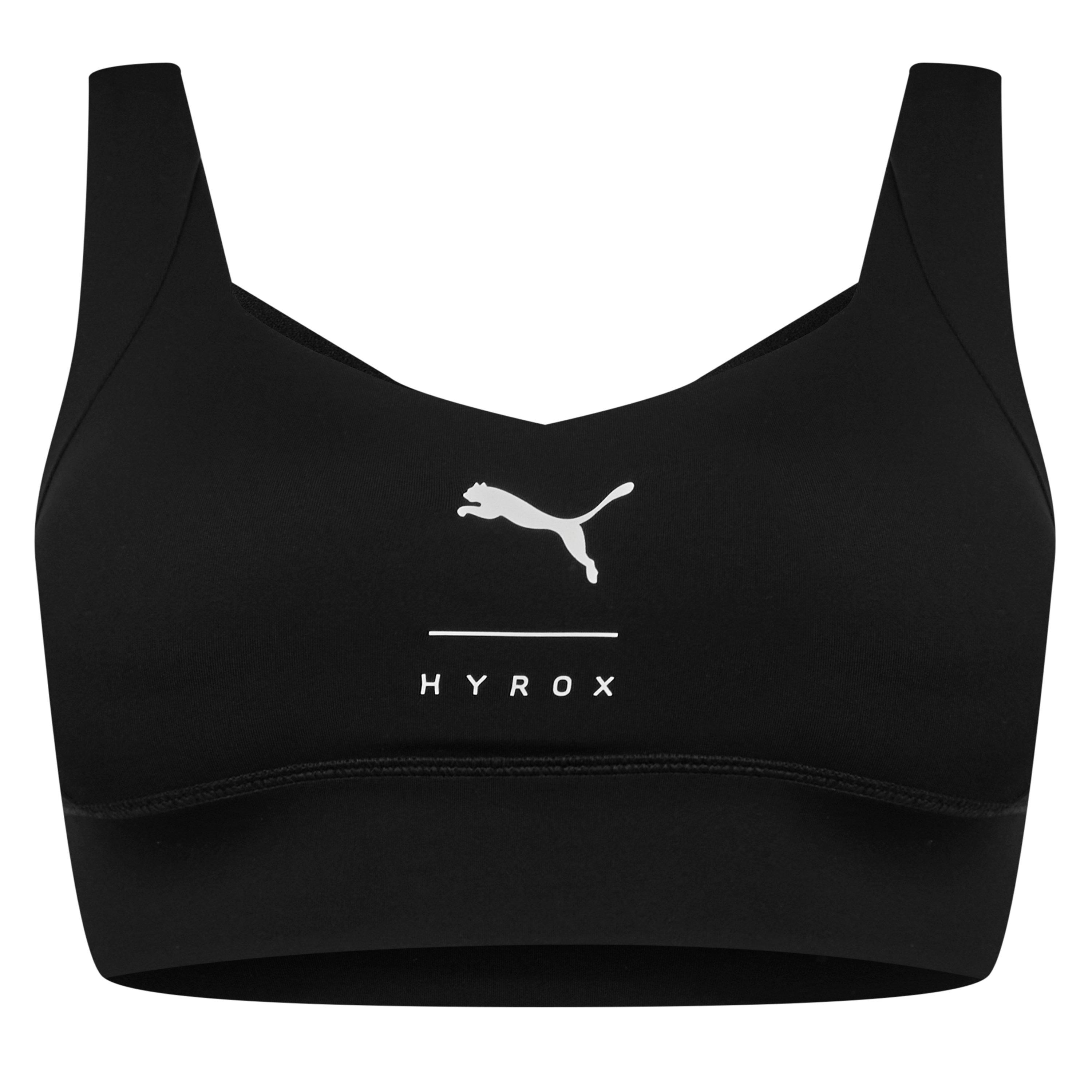 Puma Black - Puma - HYROX World Power Medium Impact Sports Bra - 5