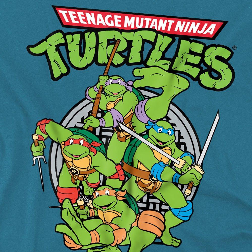 Grey - Teenage Mutant Ninja Turtles - Tmnt Tmnt Group T Shirt Athletic Heather - 2