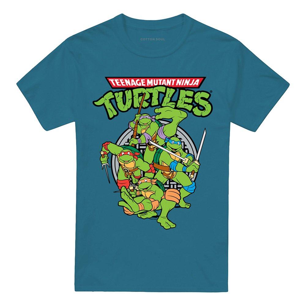 Grey - Teenage Mutant Ninja Turtles - Tmnt Tmnt Group T Shirt Athletic Heather - 4