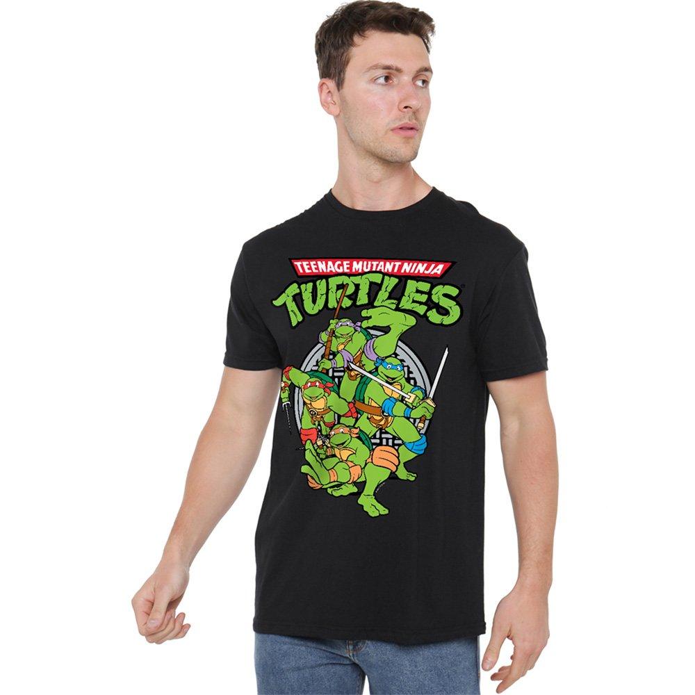 Black - Teenage Mutant Ninja Turtles - Teenage Mutant Ninja Turtles Tmnt Group T Shirt B - 1