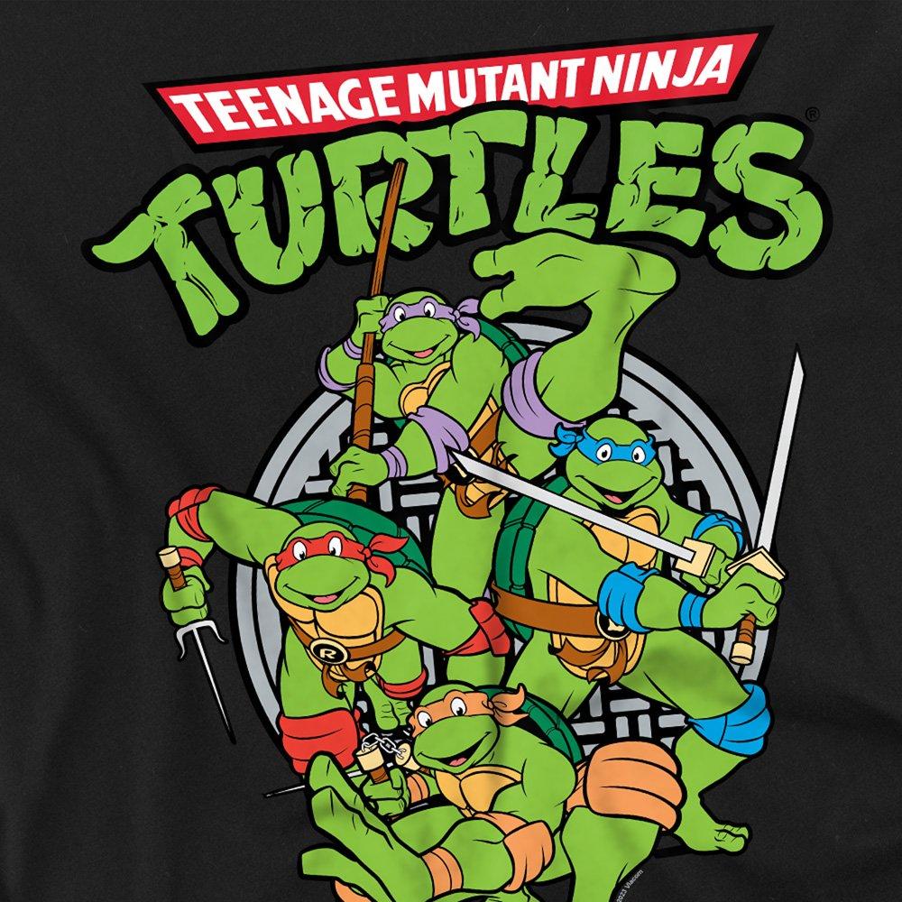 Black - Teenage Mutant Ninja Turtles - Teenage Mutant Ninja Turtles Tmnt Group T Shirt B - 2