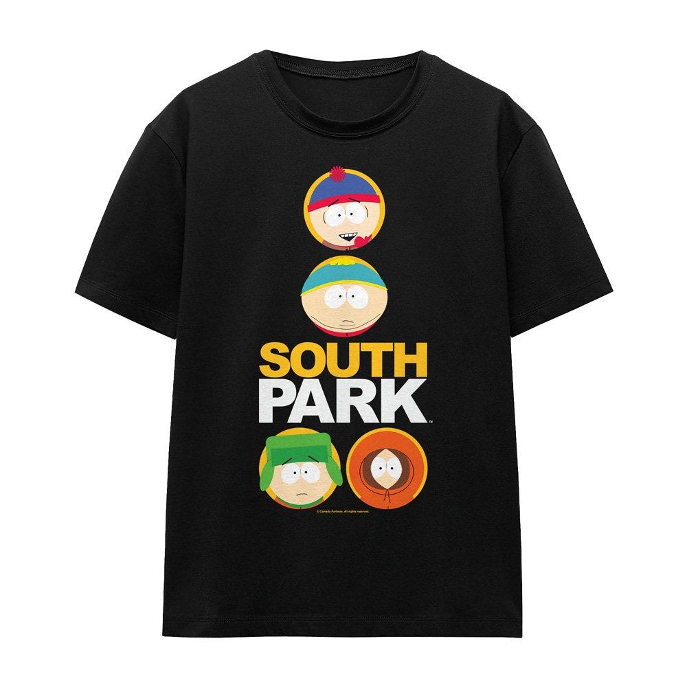 Black - South Park - South Park Solid Circles T-Shirt Black - 4