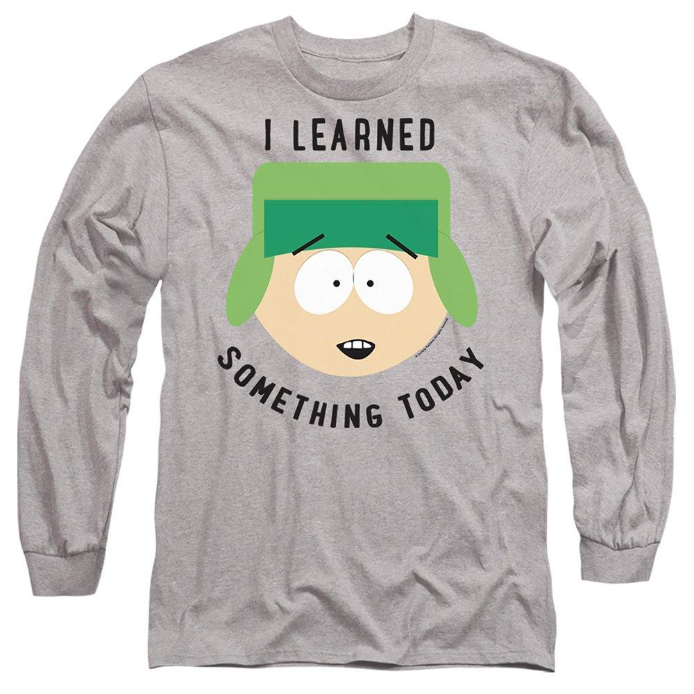 Grey - South Park - South Park I Learned Something Today Long Sleeve T - 1